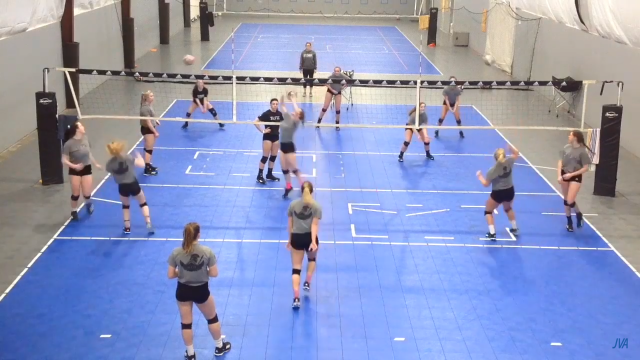 Volleyball Tip of the Week: Small Court 2v2 and 4v4 Warmup Drills